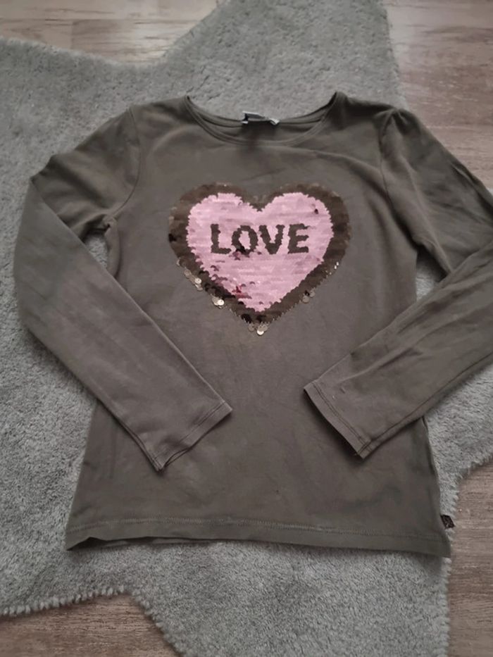 Tee-shirt manches longues okaidi 8ans - photo numéro 2