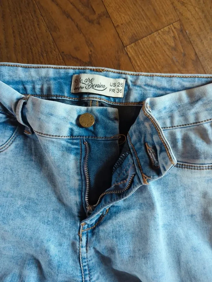 Lot de 2 Jeans denim Jennyfer taille 36 - photo numéro 3