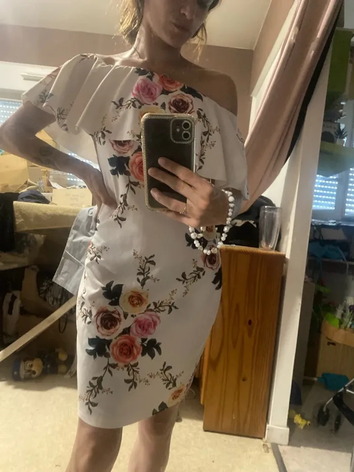 Robe fleurie ceintree taille unique - photo numéro 10