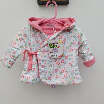 Veste 6 mois en coton biologique 