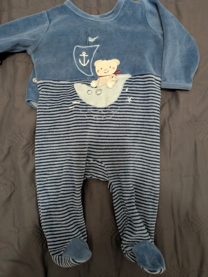 Pyjama bleu 3 mois