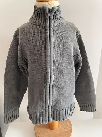 Gilet gris garçon