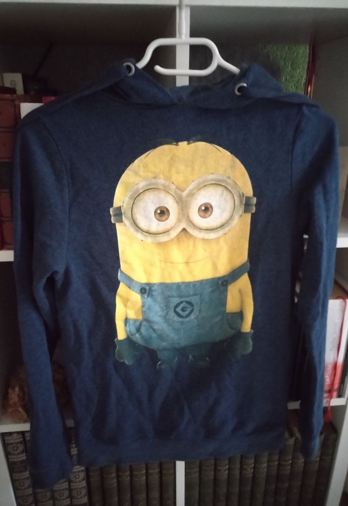 Sweat à capuche Les Minnions "Atmosphere" 60% coton - photo numéro 5