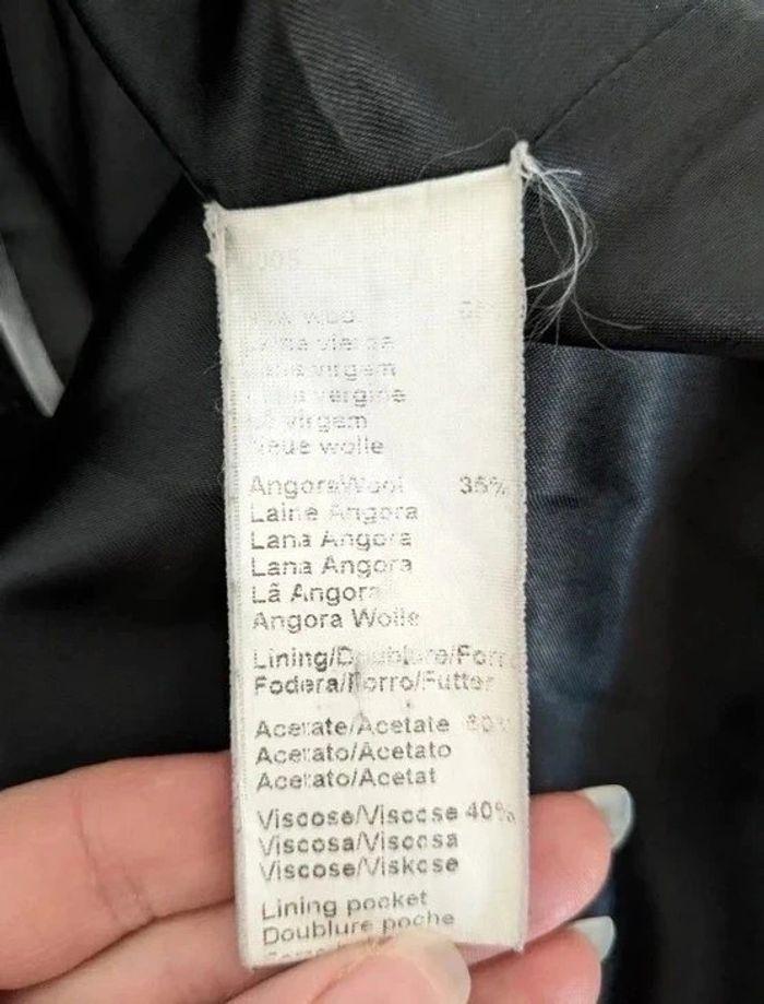 Manteau d'hiver noir chic - Gerard Darel - taille M - photo numéro 6