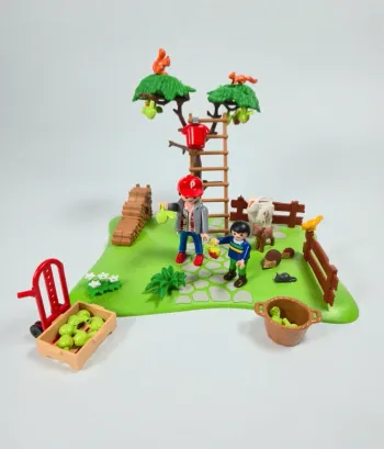 Playmobil Papa et Fils au Verger