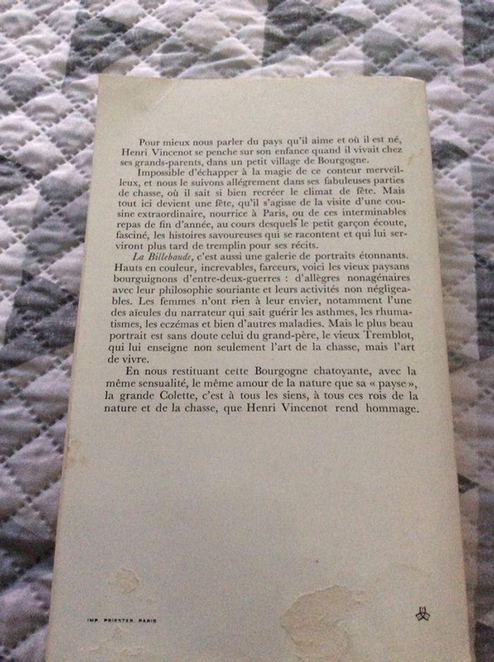 #la billebaude par Henri Vincenot - photo numéro 4