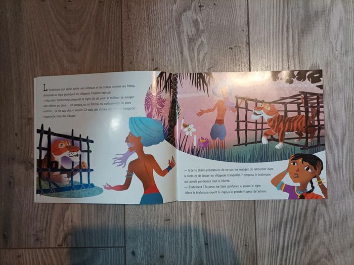 Livre " le tigre, le brahmane et le petit chacal" - photo numéro 3