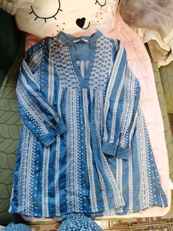 Robe brodée zara - photo numéro 3