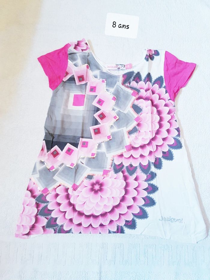 T-shirt desigual 7/8 ans