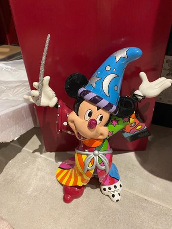 Figurine disney britto mickey magicien