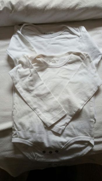 Lot de 2 Bodys unisexe