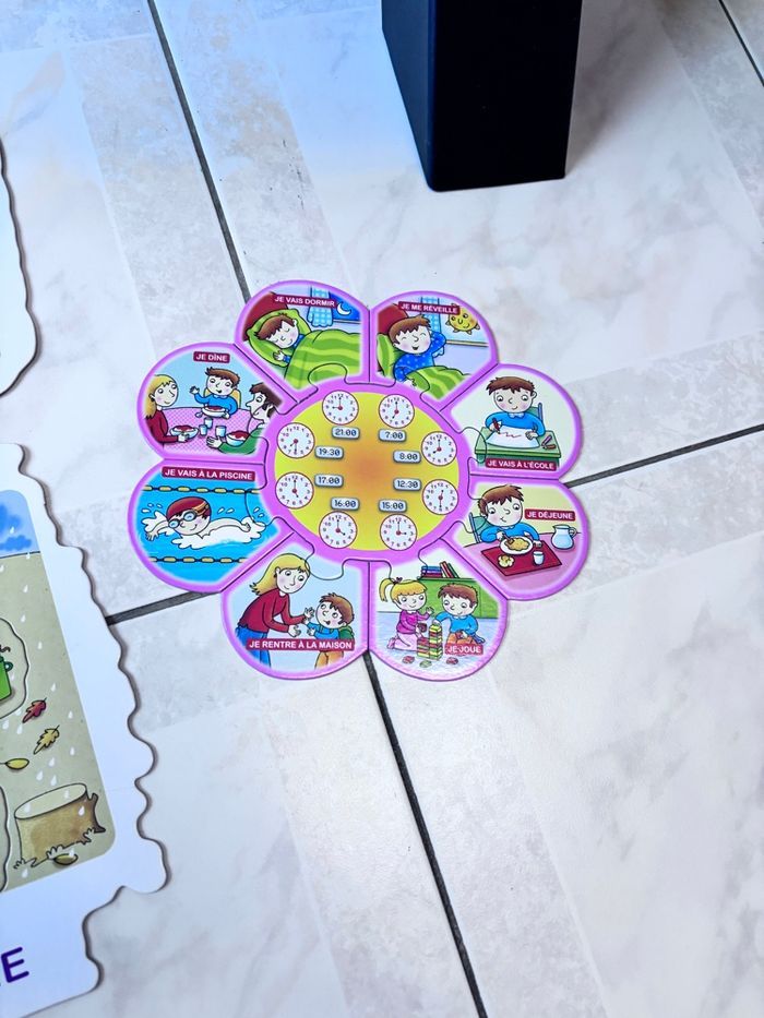 Jeu les saisons et l’heures