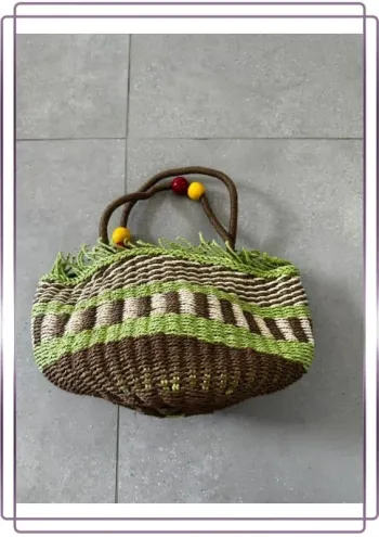 Sac à main en osier, très bon état, 35x20cm