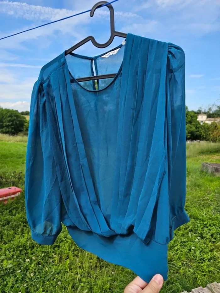 Chemisier /blouse nafnaf t42 femme - photo numéro 7