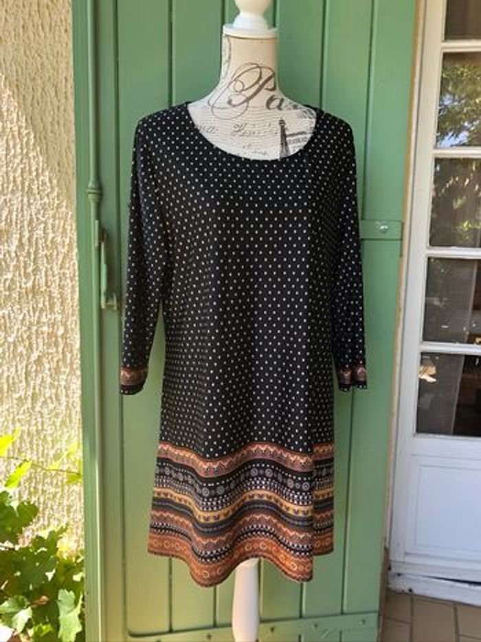 Robe fluide ethnique mexican  40/42 - photo numéro 8