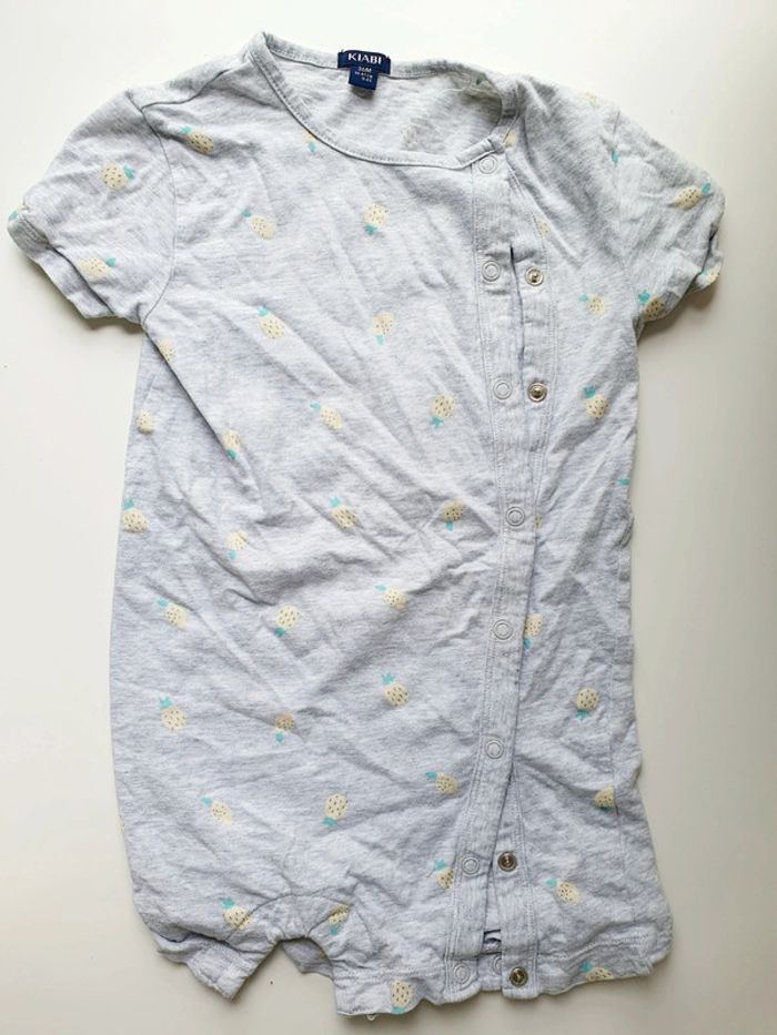 Lot 2 barboteuse pyjama été Kiabi 36 mois - photo numéro 3