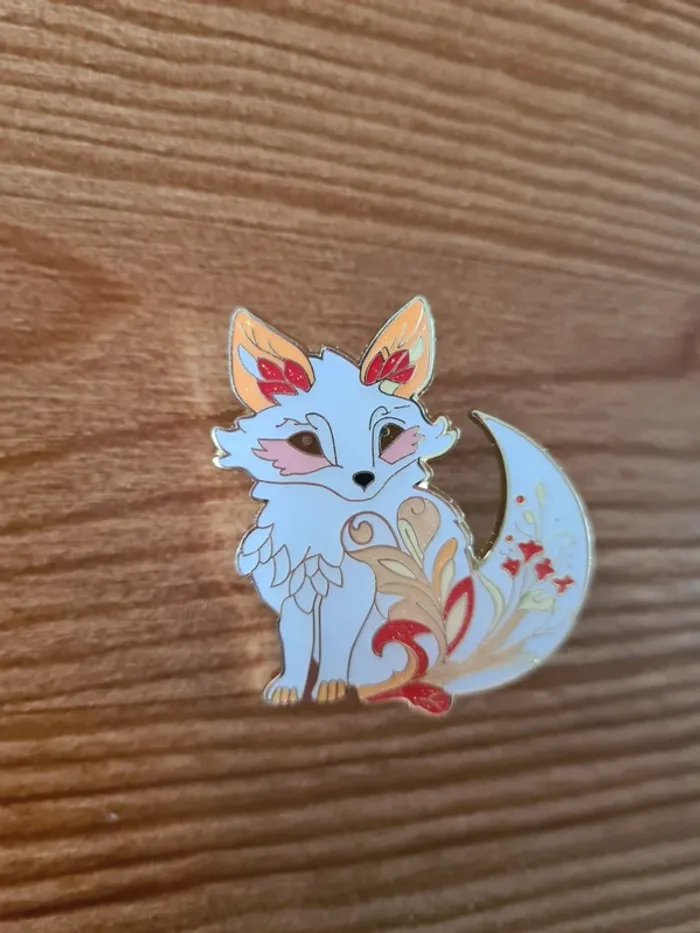 Superbe broche renard kawaii - photo numéro 3