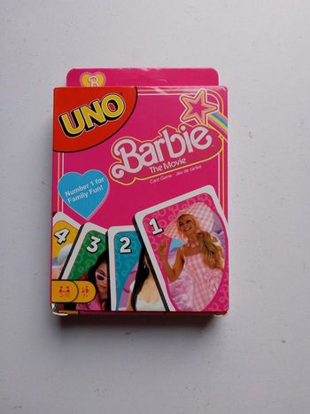 jeu de cartes Uno Barbie