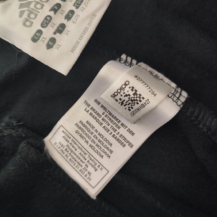 Pantalon de survêtement coton bas de jogging Adidas NBA Nets noir de 2010 taille M - photo numéro 8