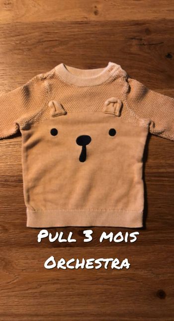 Pull garçon 3 mois