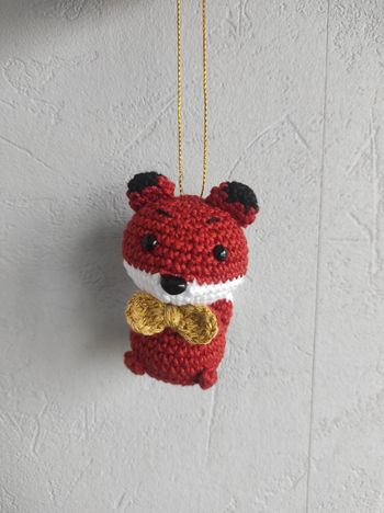 Décoration sapin renard