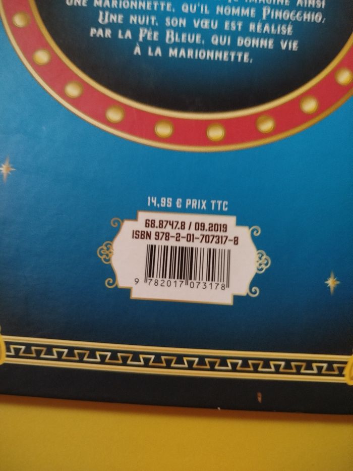 Pinocchio cinéma vintage - photo numéro 6