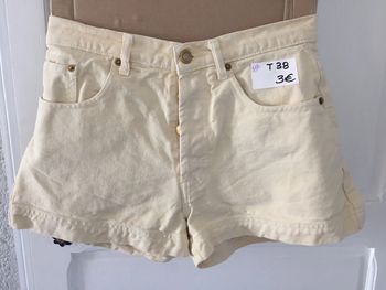 BB- Short en jean jaune pâle « blue station » T38