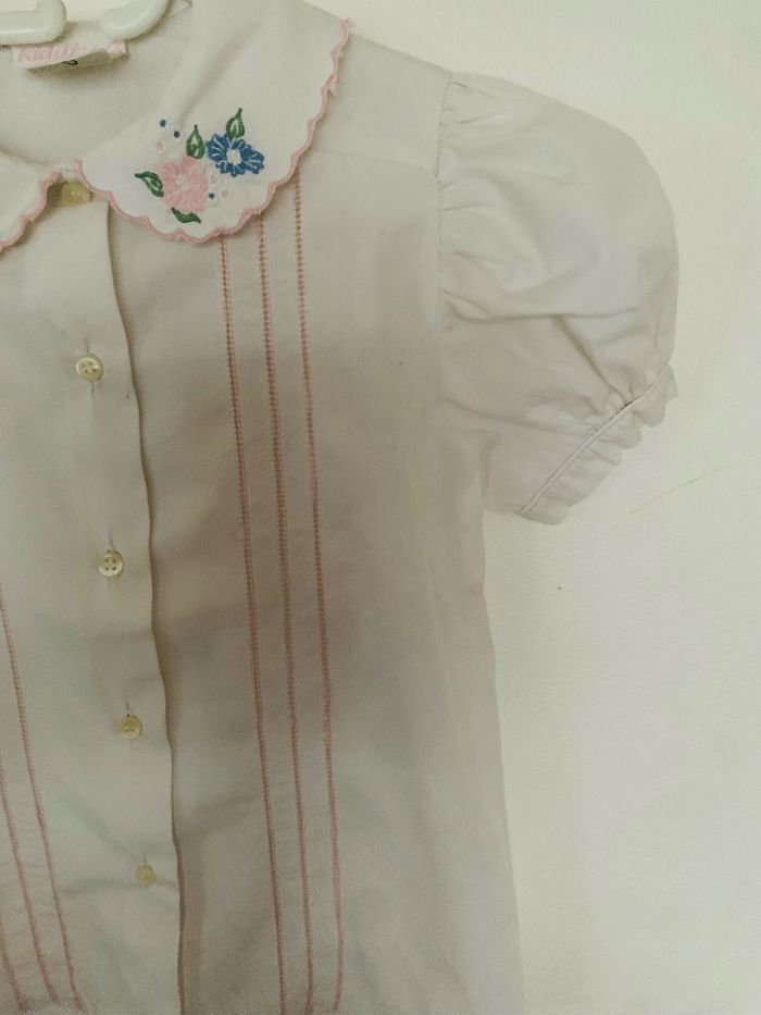 Blouse brodée 4 ans - photo numéro 3