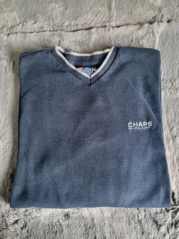 Pull Chaps Ralph Lauren bleu, L Hommes