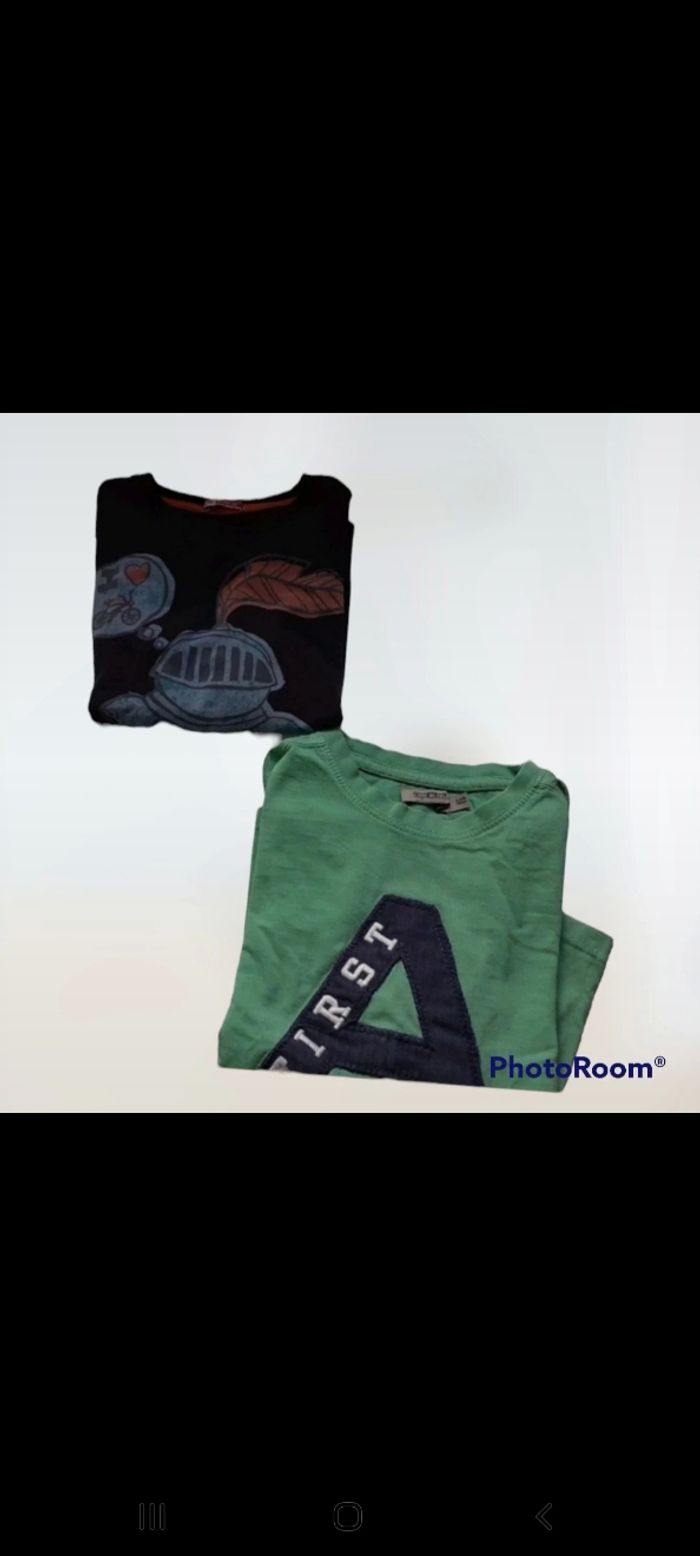 2 tee-shirt manche longue 💙