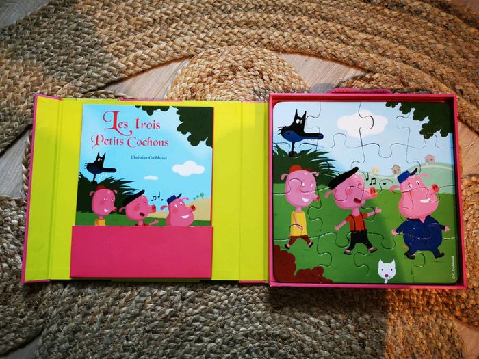Ma p'tite malette puzzle et livre - photo numéro 5