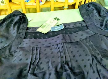 Chemisier manches courtes violet