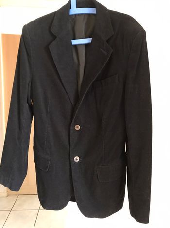 Veste blazer velours noir homme Taille M Celio casual