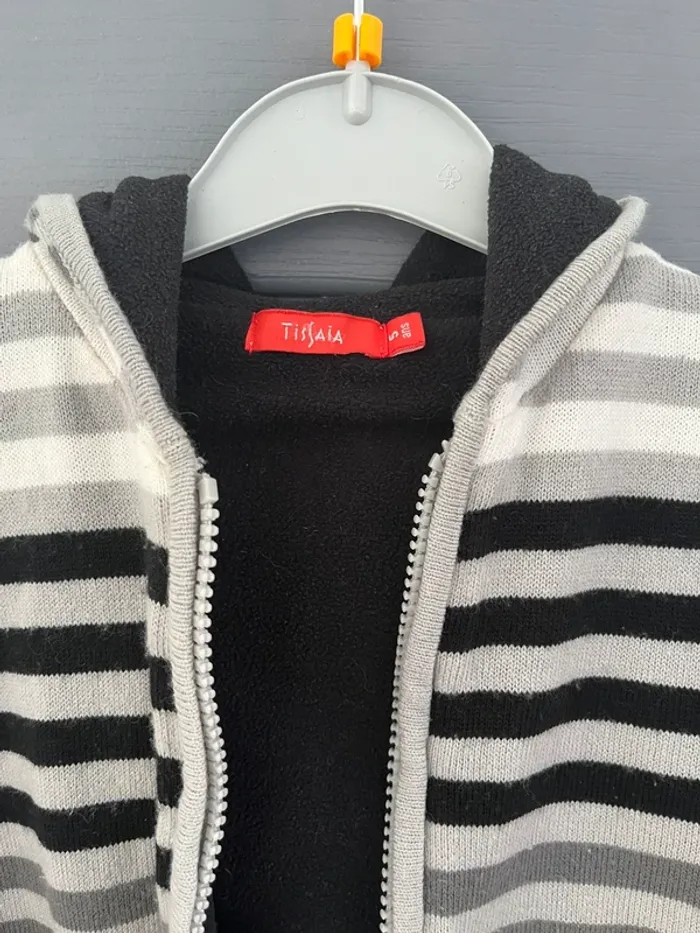 Gilet zippé à capuche enfant – Tissaia - photo numéro 2