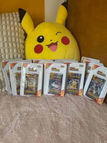 Pokémon lot de 32 boosters Étincelles Déferlantes EV08 FR neufs
