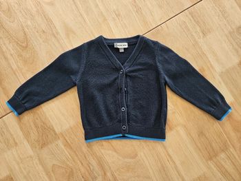 Gilet bleu marine 6 mois