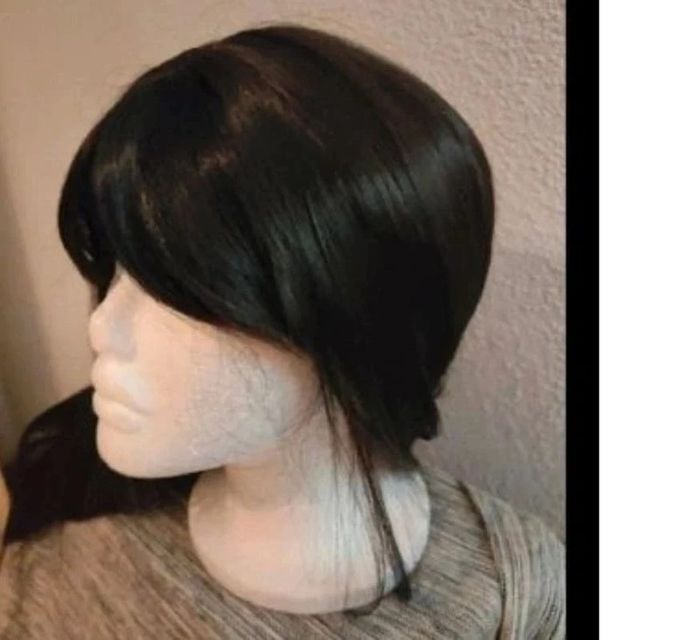 Perruque Naturelle Noir Ébène Luxe 89€ - photo numéro 16