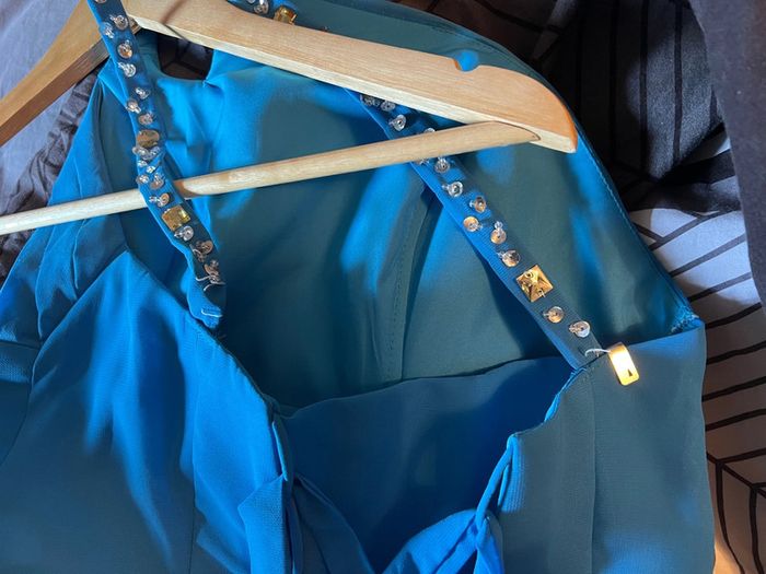 Robe cocktail femme bleu - photo numéro 6