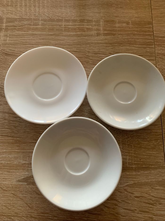 6 tasses à café de bistrot publicitaire Gilbert en porcelaine - photo numéro 4