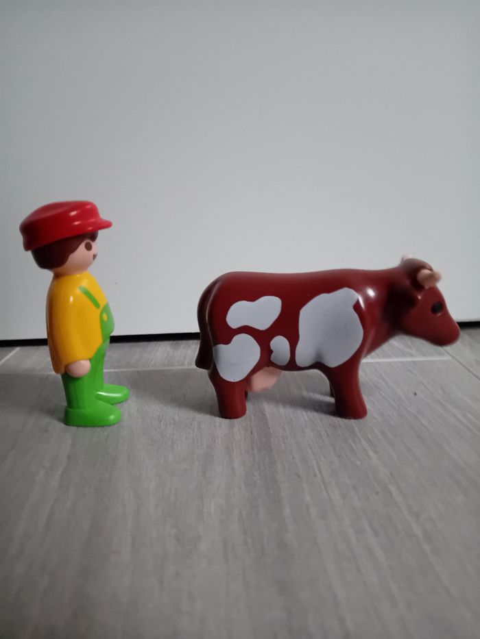 Playmobil 123 - 6972 ‐ Éleveur avec vache - photo numéro 5