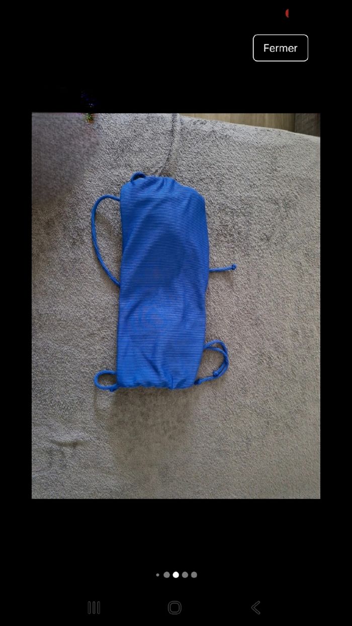 Maillot de bain 2 pièces bleu - photo numéro 5