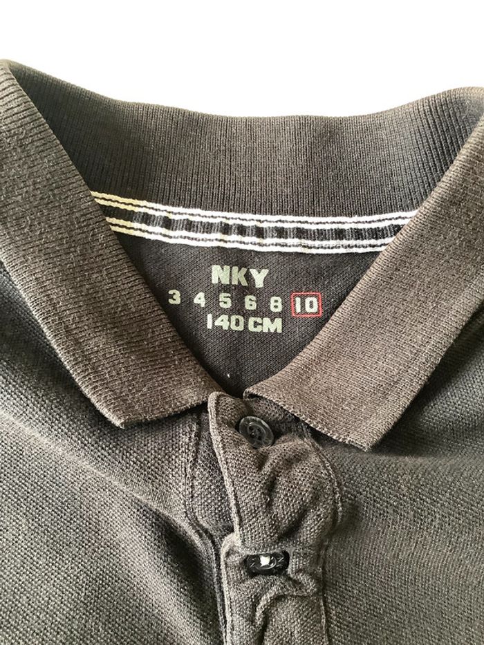 Polo manches courtes noir NKY 10 ans - photo numéro 6
