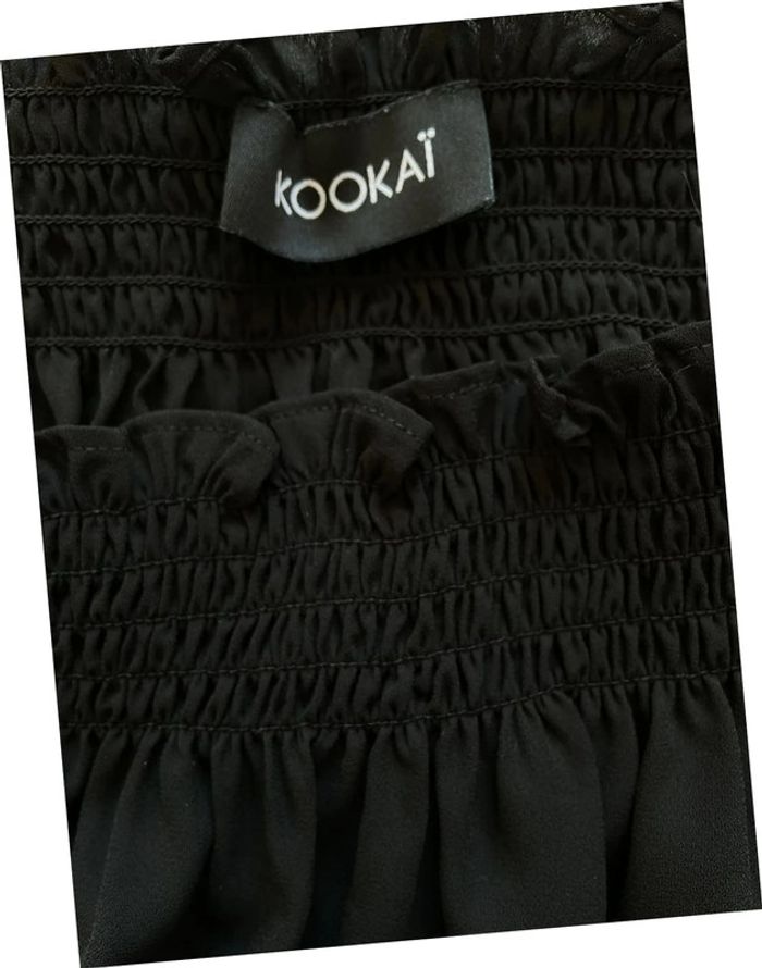 Top noir Kookaï taille 34 - photo numéro 4