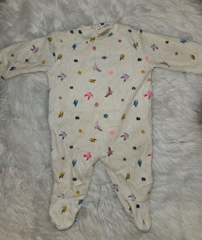 Pyjama bébé Bout’chou – Taille 1 mois / 54 cm - photo numéro 2