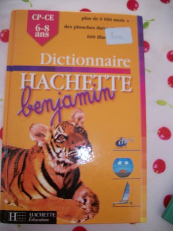 Dictionnaire hachette benjamin