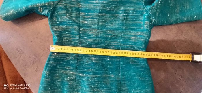 Robe fait main turquoise brillante - photo numéro 6