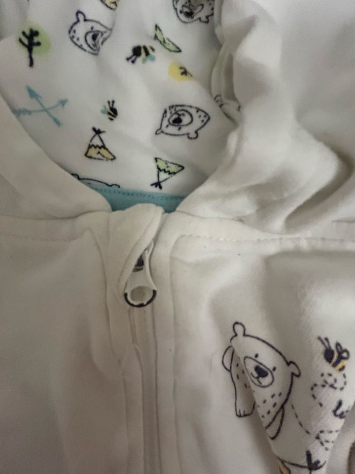 Veste zip à capuche 9 mois - photo numéro 8