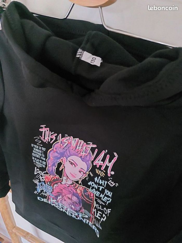 Sweat pull Kpop Demon Hunters 8 ans - photo numéro 3