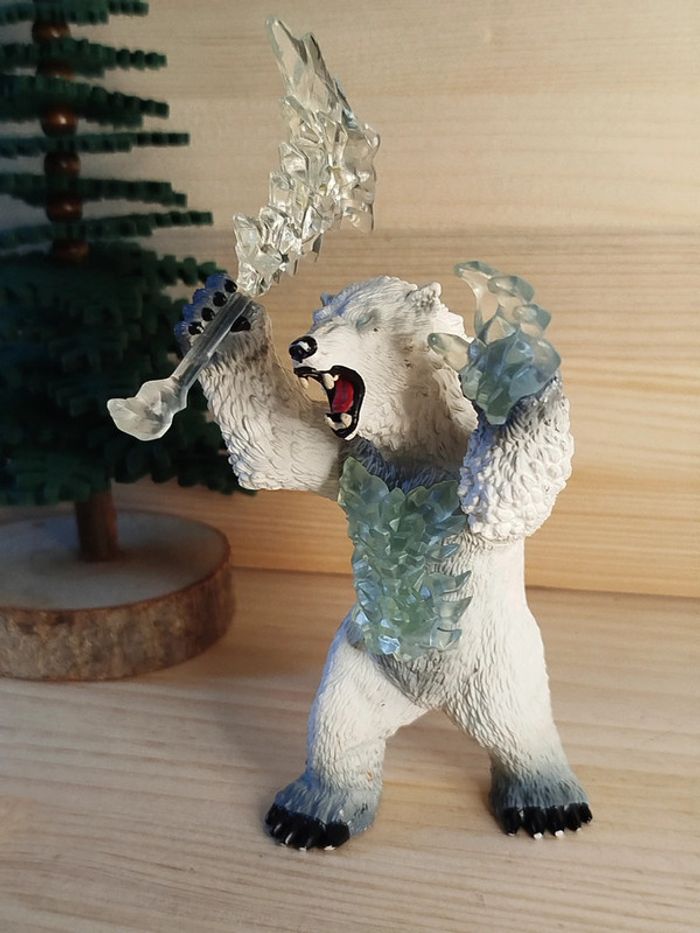 Schleich Ours de glace Figurine Animal imaginaire Eldrador - photo numéro 2