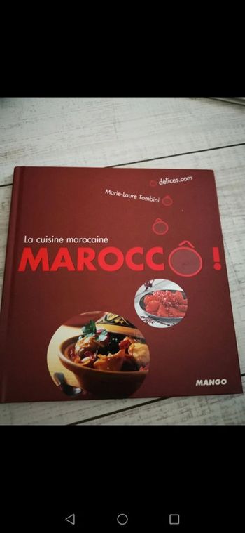 Livre la cuisine Marocaine.